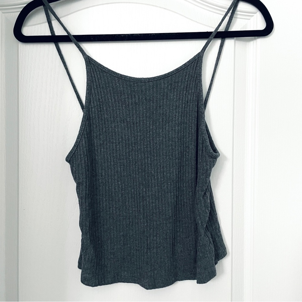 Brandy Melville Grey Crop Top